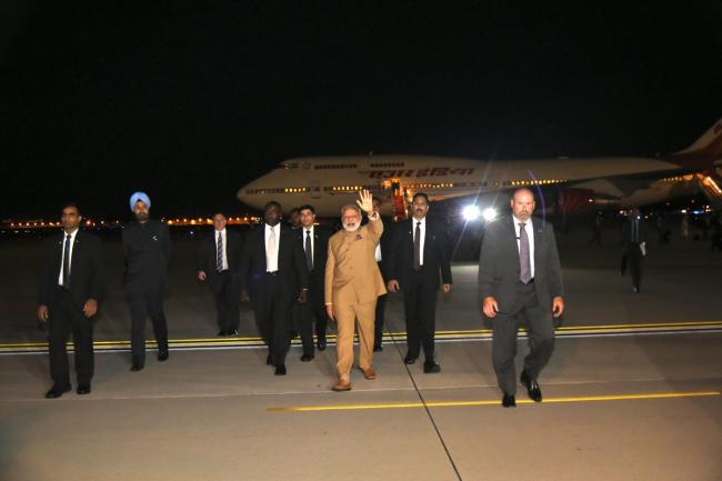 PM Modi reaches US, receives 'warm personal welcome' from Trump