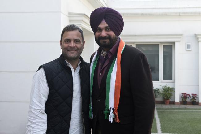 Navjot Singh Sidhu joins Congress ahead of Punjab elections