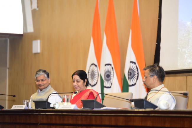 Sushma Swaraj congratulates Ram Nath Kovind following Presidential candidate nomination