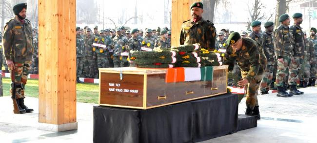 Army Chief pays tributes to soldiers killed in Kashmir militant ambush