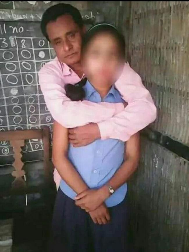 Assam teacher arrested after photographs get viral in social media showing him abusing a child in classroom