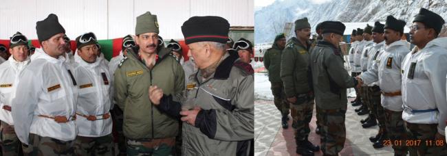 Indian Army Chief General Bipin Rawat visits Siachen Glacier