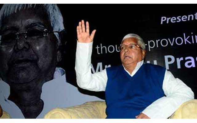 Nitish has committed political suicide by joining the company of BJP, says Lalu