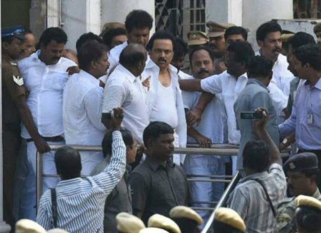 Tamil Nadu: MK Stalin arrested following agitation