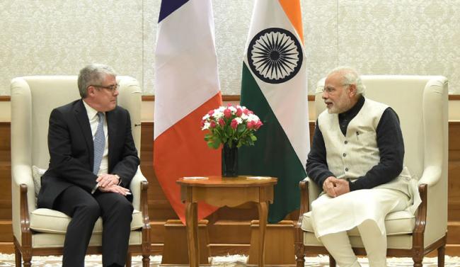 Diplomatic Adviser to the French President calls on Prime Minister Narendra Modi