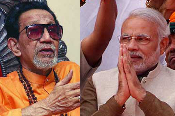 Modi pays tribute to Shiv Sena chief Balasaheb Keshav Thackeray