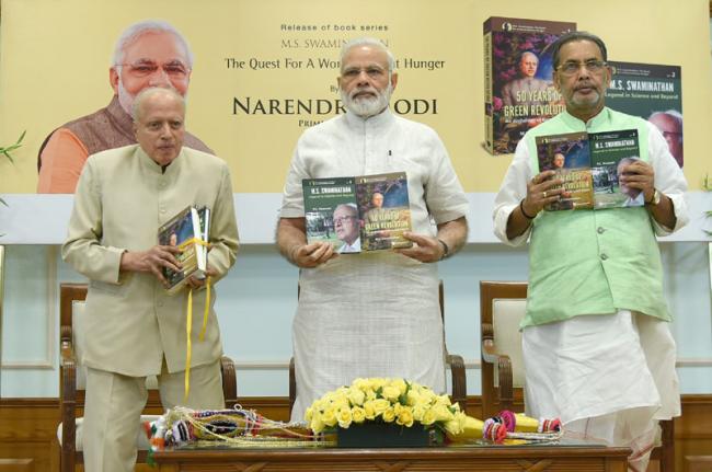 PM releases 2 part book series on M.S. Swaminathan: The Quest for a world without hunger