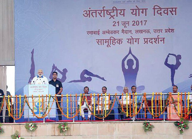 India celebrates International Yoga Day, PM Modi performs asanas in Lucknow