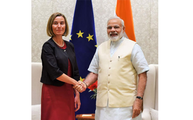 EU high representative for Foreign Affairs and Security Policy calls on PM Modi