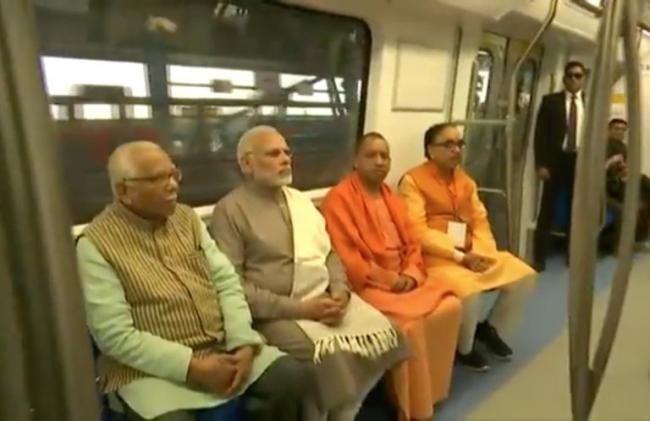 PM Modi inaugurates Delhi Metro Magents Line, will address public rally in Noida