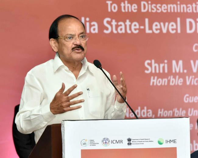 Lifestyle changes and preventive public health should be prioritized: Vice President Naidu 
