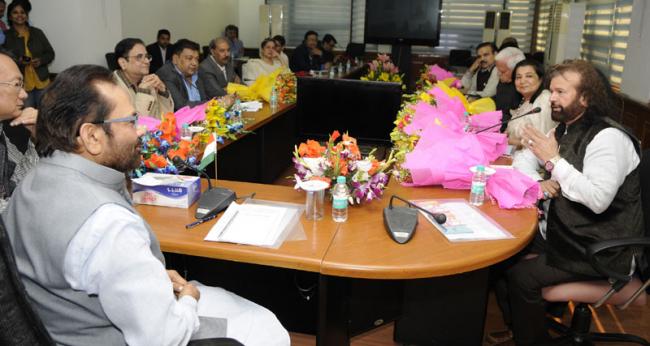 Mukhtar Abbas Naqvi chairs the first meeting of Committee on Cultural Harmony Conclave 