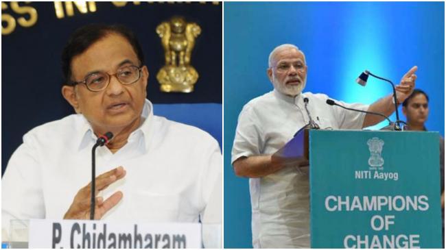 Chidambaram hits back at Modi over Kashmir issue, says PM 'imagining ghost'