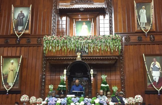 Legislative Assembly and Council are sacred temples of democracy, says President Kovind