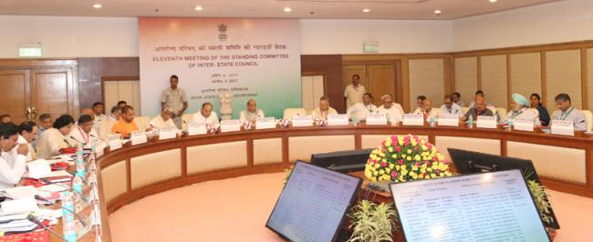 Rajnath Singh chairs 11th Standing Committee meeting of Inter-State Council 