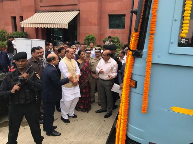 Central Armed Police Forces receive ATVs and equipment from Defence Minister Sitharaman 