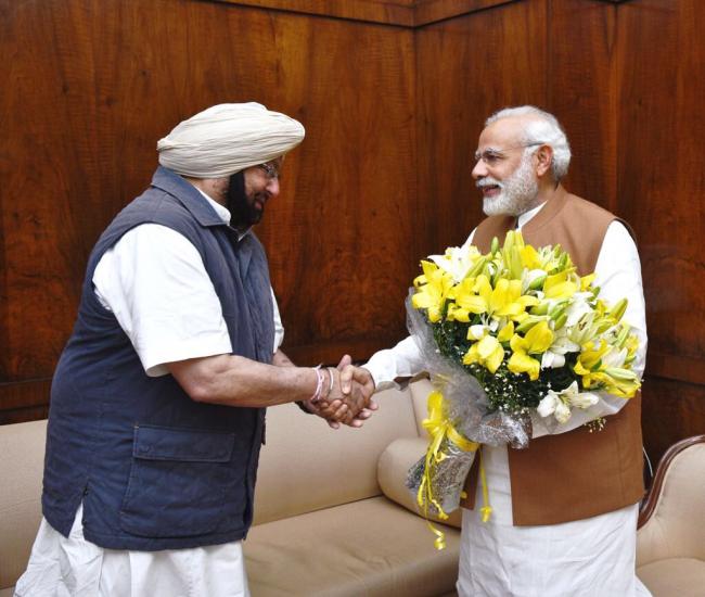 Amarinder Singh meets PM Modi
