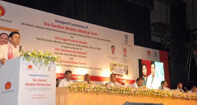Mobile Medical Units launched for Tea gardens in Assam