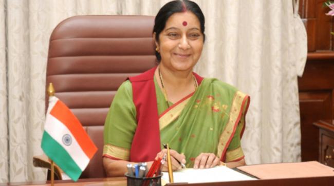 Sushma Swaraj urges stranded Indians to register on MADAD portal