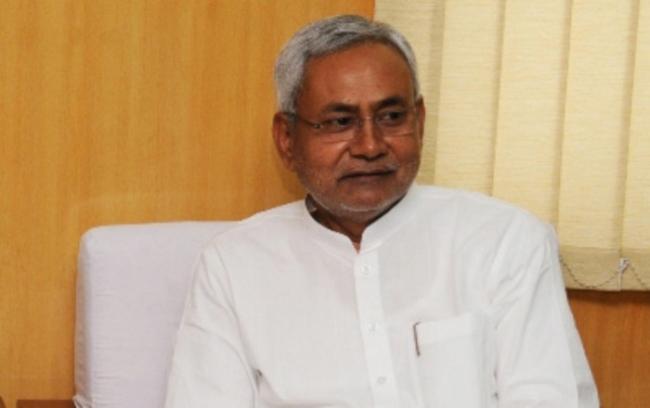 Nitish Kumar lands in fresh controversy after filling colours in 'lotus'