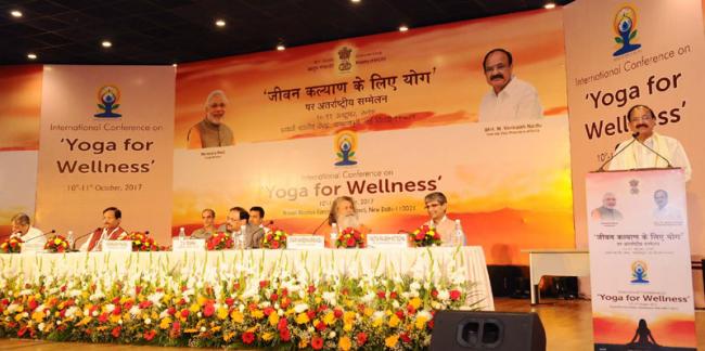 Vice President Venkaiah Naidu says yoga is the mother of all exercises