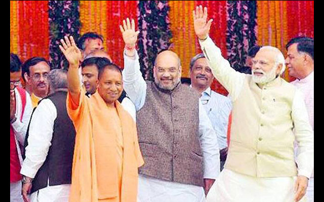 BJP scripts massive victory in Uttar Pradesh civic polls