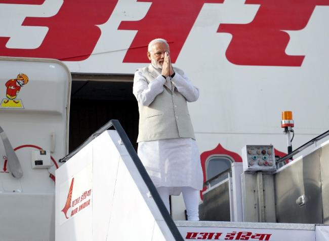 PM Modi arrives in Russia for informal summit with Vladimir Putin