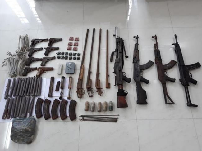Huge cache of arms-ammunitions, explosives recovered in Meghalaya