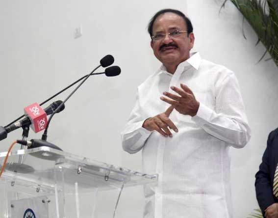 Leave the politics outside the Parliament and do your best for framing policies: Vice President Naidu