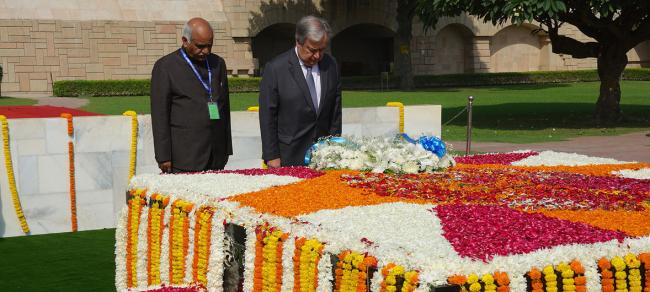 UN chief marks Non-Violence Day, urging world to follow Gandhiâ€™s example; â€˜the greatest soul that ever livedâ€™
