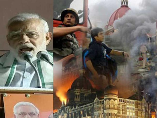 Prime Minister Narendra Modi targets Congress over 26/11 Mumbai attacks