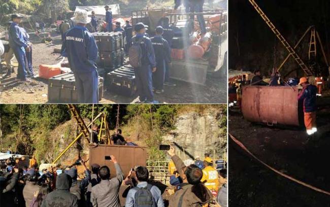 Meghalaya coal mine incident : Navy divers, NDRF teams continue rescue ops without breakthrough
