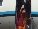 Sushma Swaraj leaves for Azerbaijan on three-day visit to attend NAM meeting