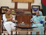 Union Home Minister Rajnath Singh holds talks with Bangladesh PM Sheikh Hasina in Dhaka
