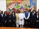 PM Modi interacts with TT medal winners in Commonwealth Games, congratulates