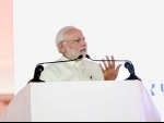 PM Modi addresses at the foundation stone laying ceremony of Vanijya Bhawan