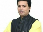 Biplab Kumar Deb unanimously chosen as Tripura BJP party leader in the state assemby