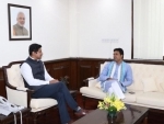 Biplab Kumar Deb meets Union Minister Rathore, informs him about Khelo Tripura mission