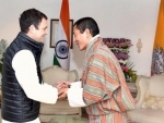 Congress president Rahul Gandhi meets Bhutan PM