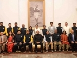 Participants of Jagriti Yatra Call on the President Kovind