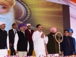 Vice President Naidu lays Foundation Stone for Kartapur Corridor; hails it as a historic day