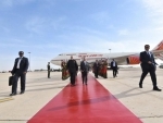 Prime Minister Narendra Modi arrives in Jordan 