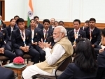 PM Modi felicitates medal winners of 2018 Summer Youth Olympics 