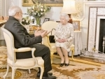Prime Minister Narendra Modi meets Queen Elizabeth II