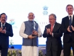 PM Narendra Modi receives UN Champions of the Earth Award 