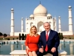 Israel PM Benjamin Netanyahu, wife Sara visit Taj Mahal