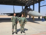 Defence Minister Nirmala Sitharaman takes to skies in IAF SU-30 MKI