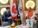 Canadian PM Justin Trudeau meets Gujarat Chief Minister Vijay Rupani 