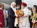 German President and First Lady arrive in India on a five-state visit 