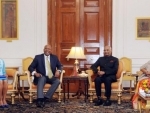 King and Queen of Lesotho call on President Ram Nath Kovind 